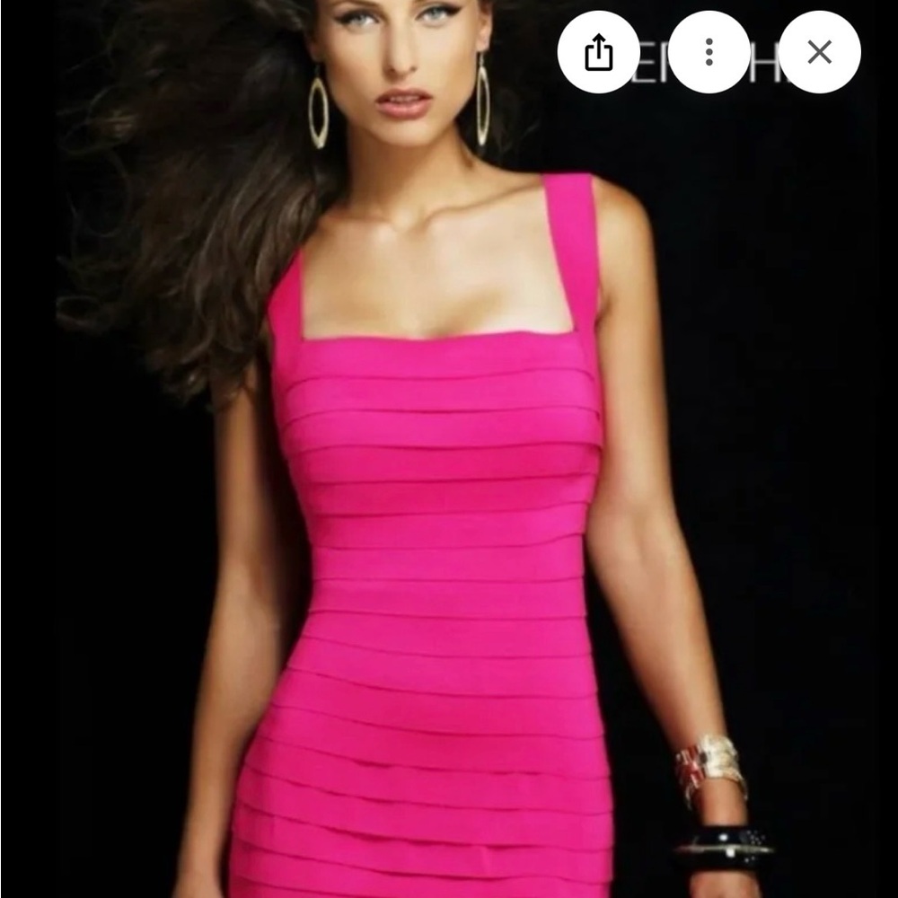 Sherri Hill Royal Blue Bandage Dress